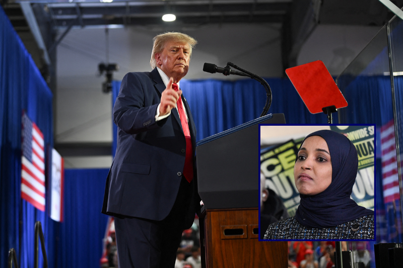 Trump urges Ilhan Omar to step down from Congress following claims that she used a ‘false name’