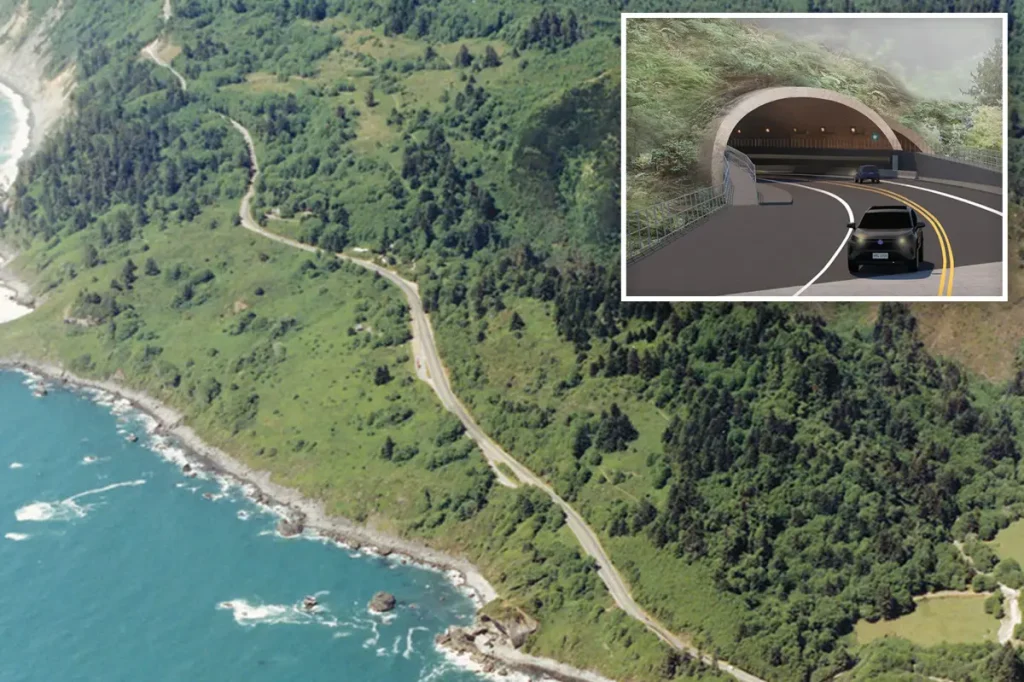 Tunnel project along picturesque Highway 101 in California moves to next stage