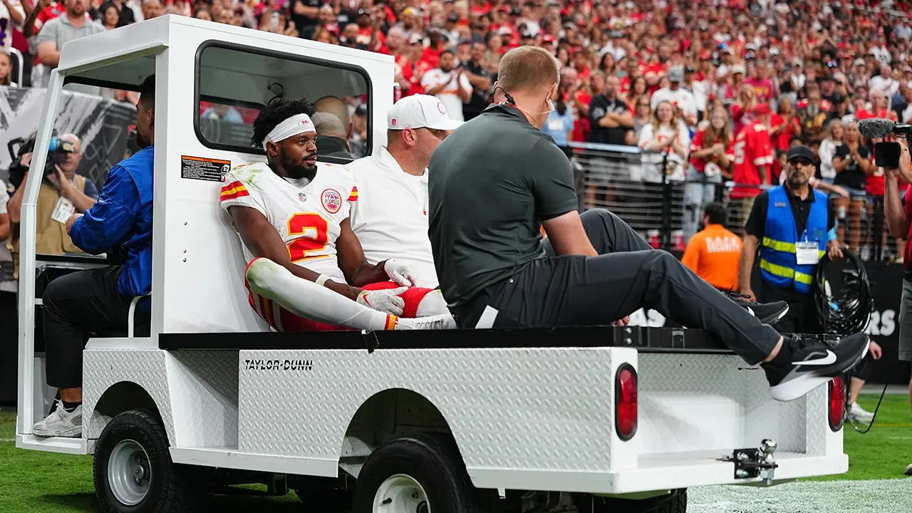 Tyquan Thornton of the Chiefs was unaware that his foot was facing the wrong way after a crucial catch.