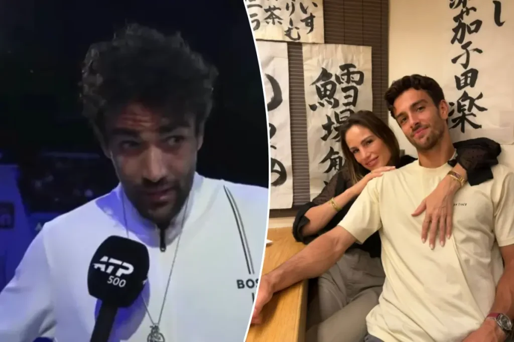 Uncomfortable Matteo Berrettini interview sparks intense relationship rumors