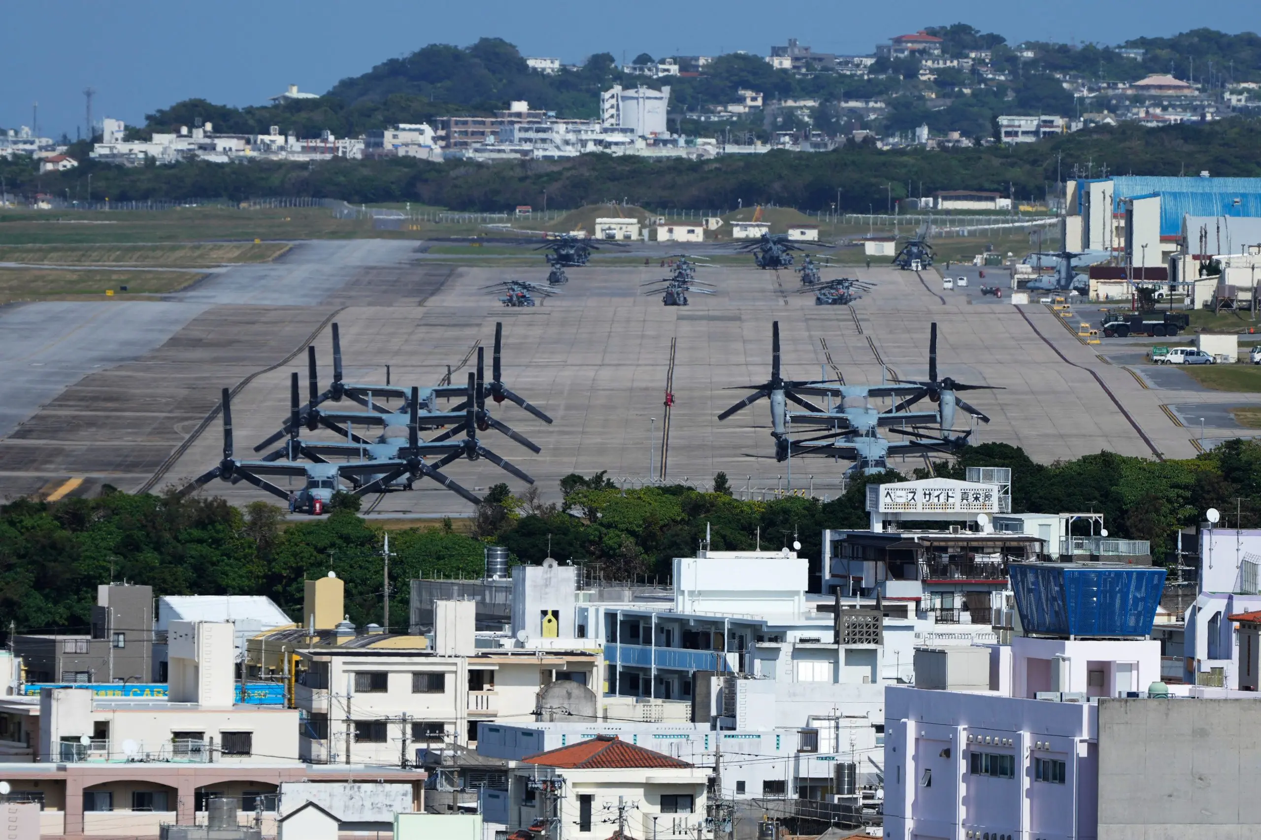U.S. military in Okinawa halts activities following a Marine's suspected homicide