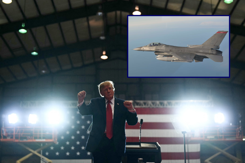 U.S. troops stop planes breaking flight rules during Trump event in S.C.