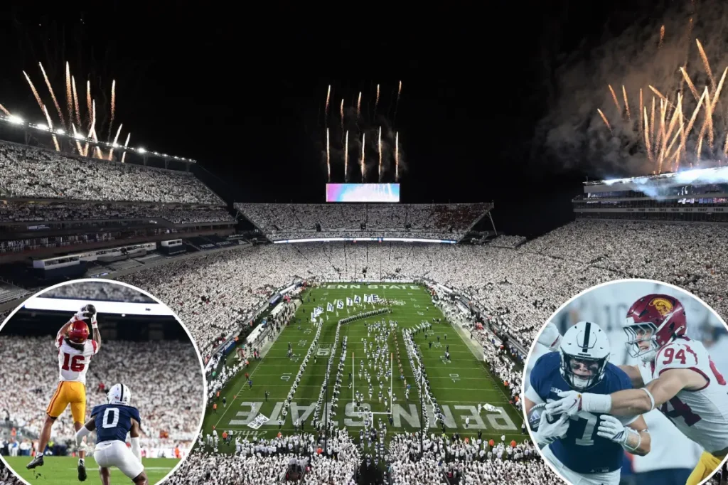 USC surprises Penn State and quiets the White Out fans in Happy Valley