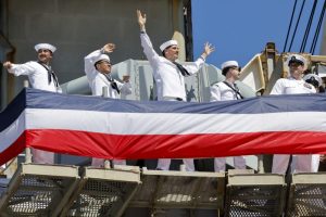 USS Abraham Lincoln comes back to San Diego after a 321-day mission in a heartfelt return.