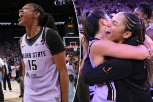 Valkyries hand Aces a defeat in Game 1 of WNBA semifinals