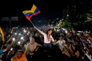 Venezuelan opposition leader back in the country after Maduro's capture by U.S. troops