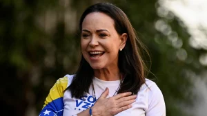 Venezuela's opposition figure Machado comes back as Trump weighs in.