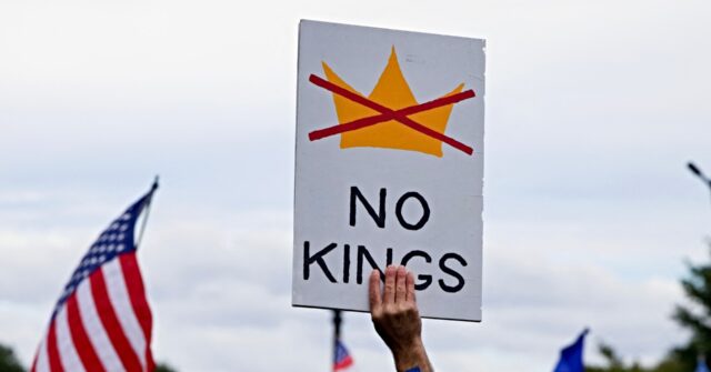 Video: Progressive 'No Kings' Groups Gather to Promote Early Voting