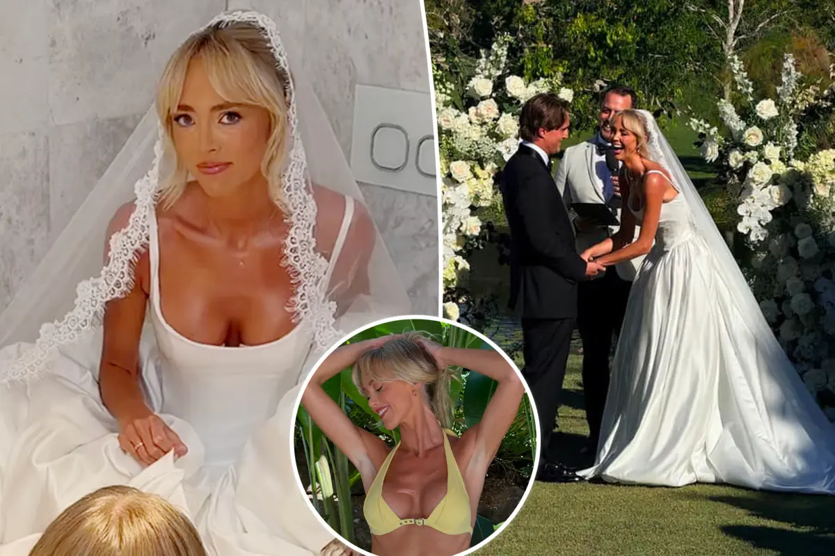 Visitor makes surprising joke during speech at wedding of OnlyFans star Annie Knight