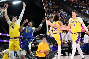Walker Kessler of the Lakers makes a difference by being determined.