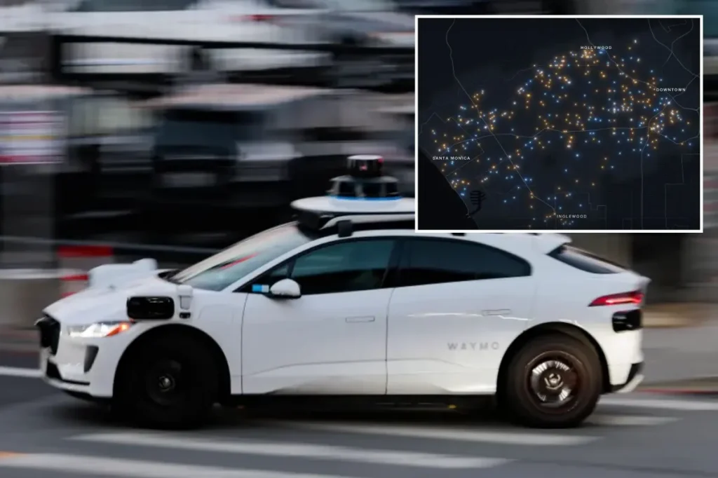 Waymo robotaxi accidents decrease by 41% in LA County