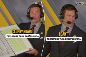 What happened during the unusual Tom Brady incident in the booth