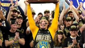 William Contreras, the World Series MVP, accomplishes a milestone not witnessed since 1938 in his remarkable performance.
