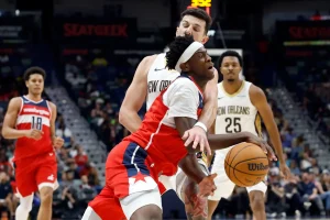 Wizards' AJ Dybantsa twists ankle in last preseason game, casting doubt on opening night availability