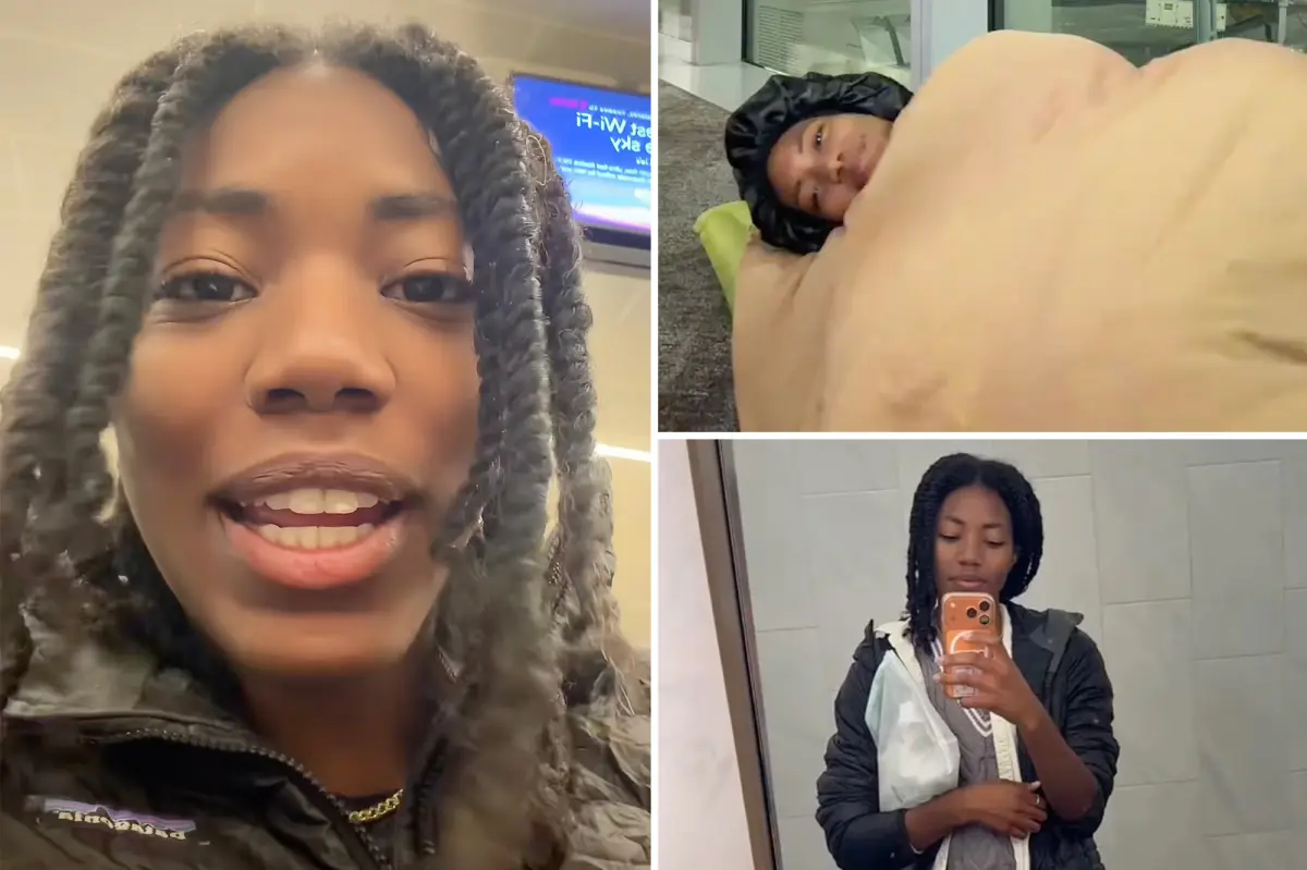 Woman shares in viral video that she prefers sleeping on airport floors over hotel beds: 'I plan it'