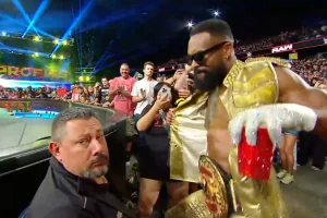 WWE star Montez Ford facing lawsuit for supposed 'sexualized lap dance' on security guard during 'Monday Night Raw'